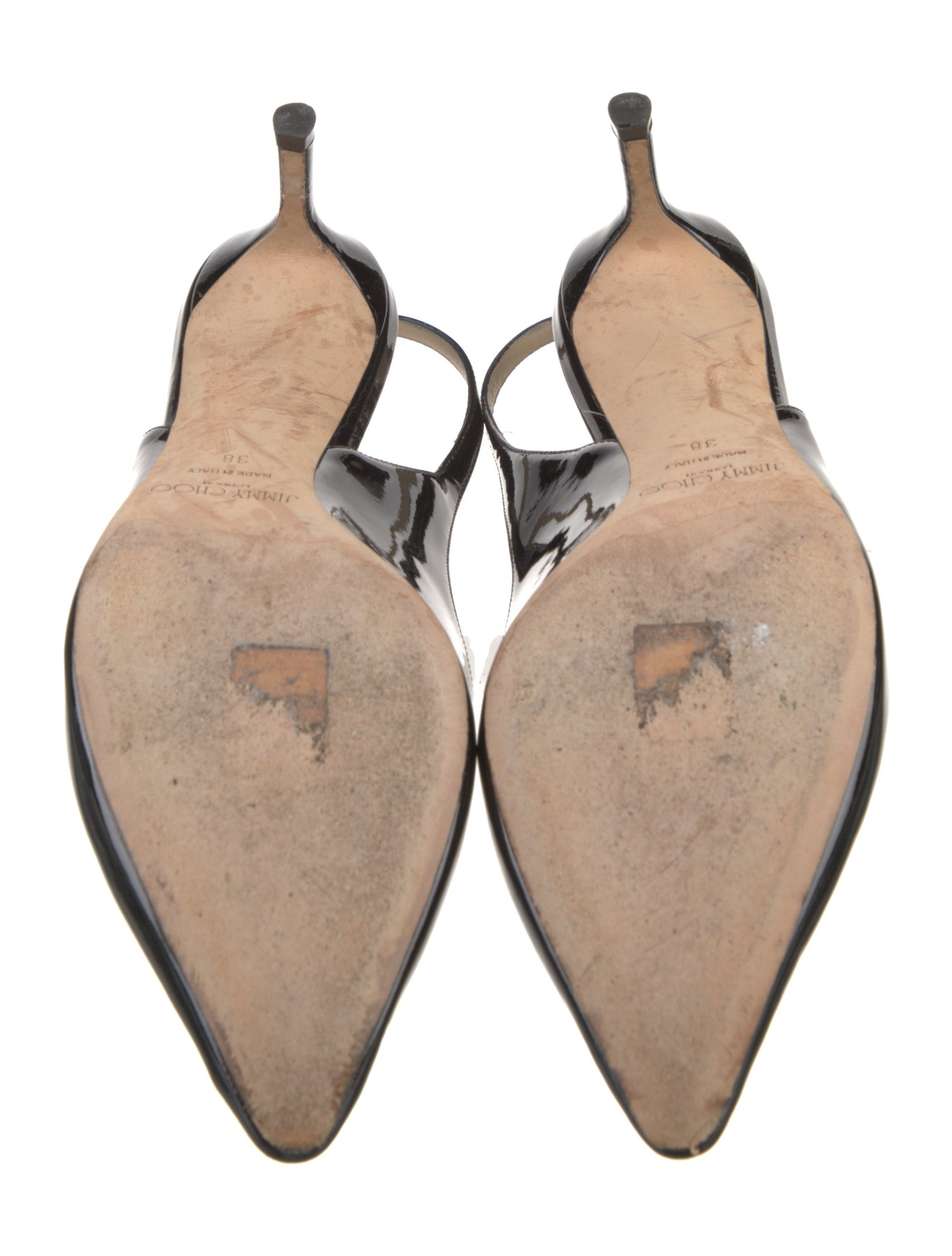 Jimmy Choo Patent Leather Slingback Pumps